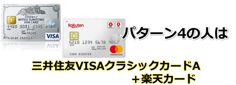 三井住友VISAクラシックカードA 楽天カード